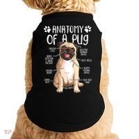 Funny Anatomy Pug Dog Pug Lover Doggie Tank thumb 0