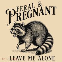 Feral And Pregnant Racoon Tote Bag thumb 4