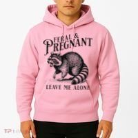 Feral And Pregnant Racoon Hoodie thumb 2