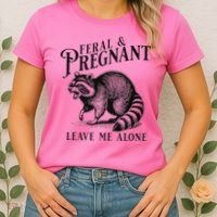 Feral And Pregnant Racoon Women's T-Shirt thumb 2