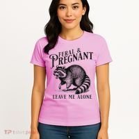 Feral And Pregnant Racoon Women's T-Shirt thumb 4