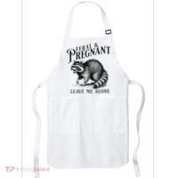 Feral And Pregnant Racoon Apron thumb 0