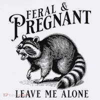 Feral And Pregnant Racoon Beanie thumb 2