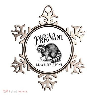 Feral And Pregnant Racoon Ornament