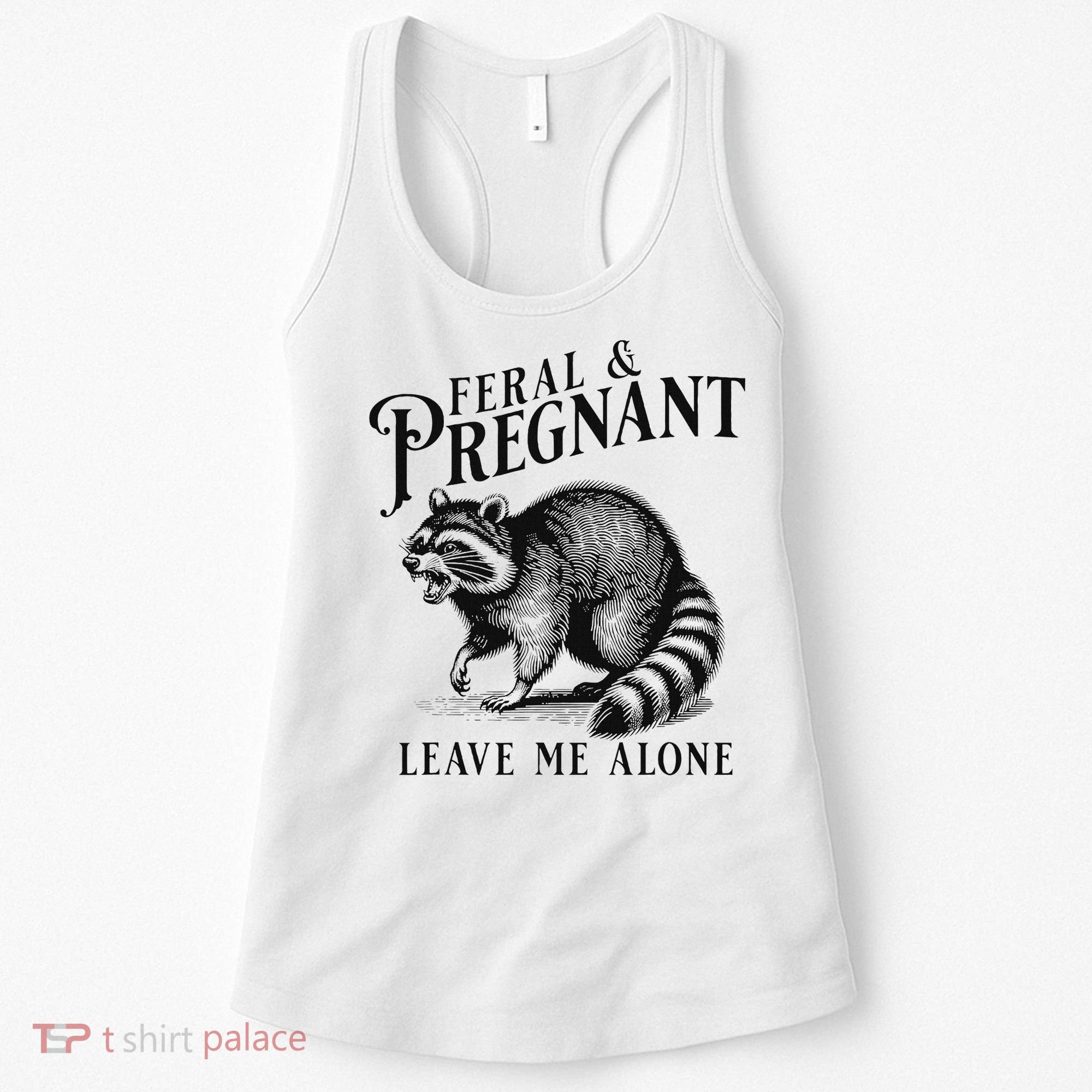 Feral And Pregnant Racoon Women's Tank Top