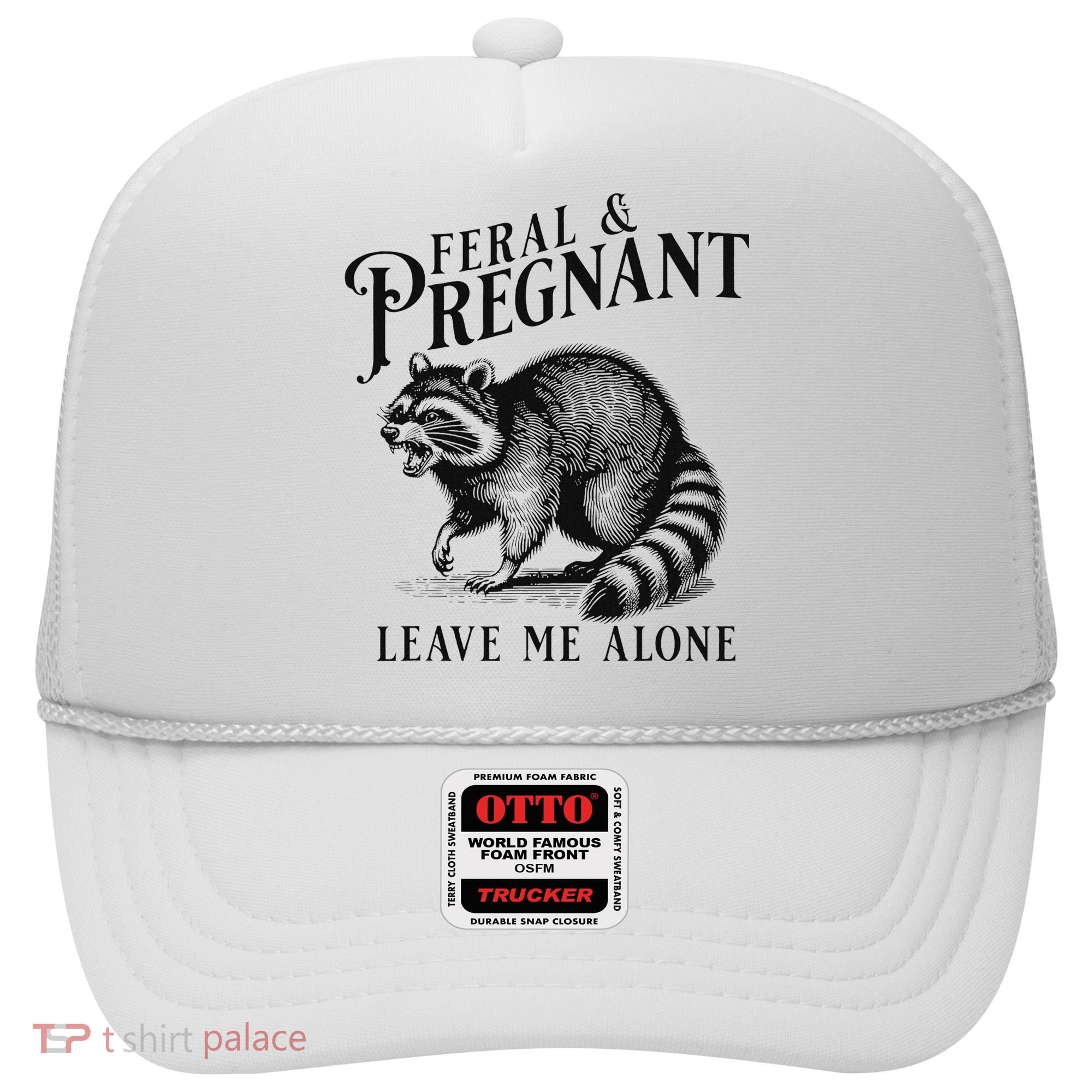 Feral And Pregnant Racoon Hat
