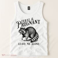 Feral And Pregnant Racoon Tank Top thumb 2