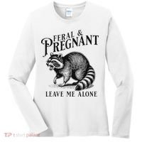 Feral And Pregnant Racoon Women's Long Sleeve Shirt thumb 0