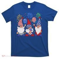 Funny American Patriotic Gnomes Sunglasses Usa 4Th Of July Meaningful Gift T-Shirt thumb 0