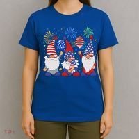 Funny American Patriotic Gnomes Sunglasses Usa 4Th Of July Meaningful Gift T-Shirt thumb 4