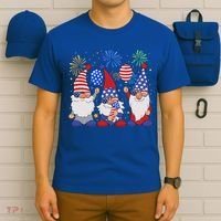 Funny American Patriotic Gnomes Sunglasses Usa 4Th Of July Meaningful Gift T-Shirt thumb 6
