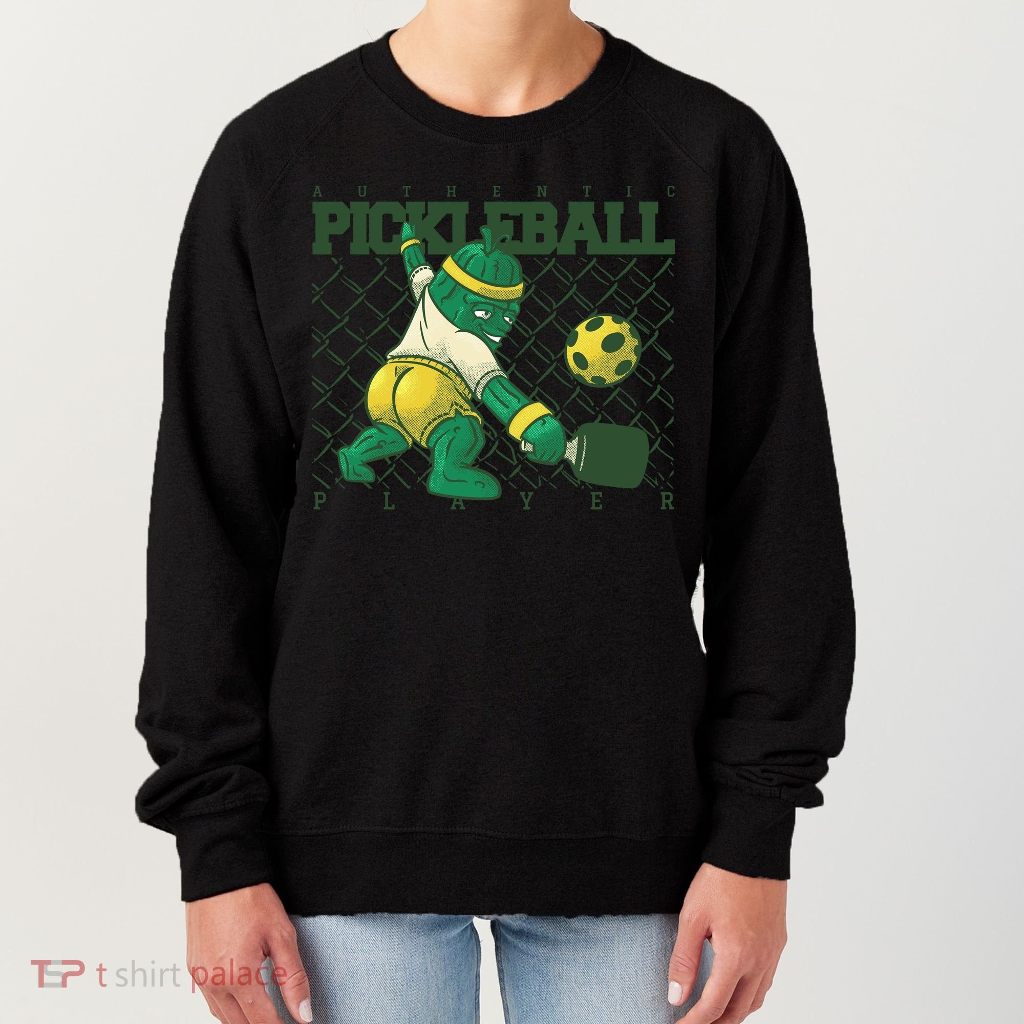 Funny Authentic Pickleball Sport Player Women's Sweatshirt