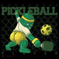 Funny Authentic Pickleball Sport Player Coaster thumb 2