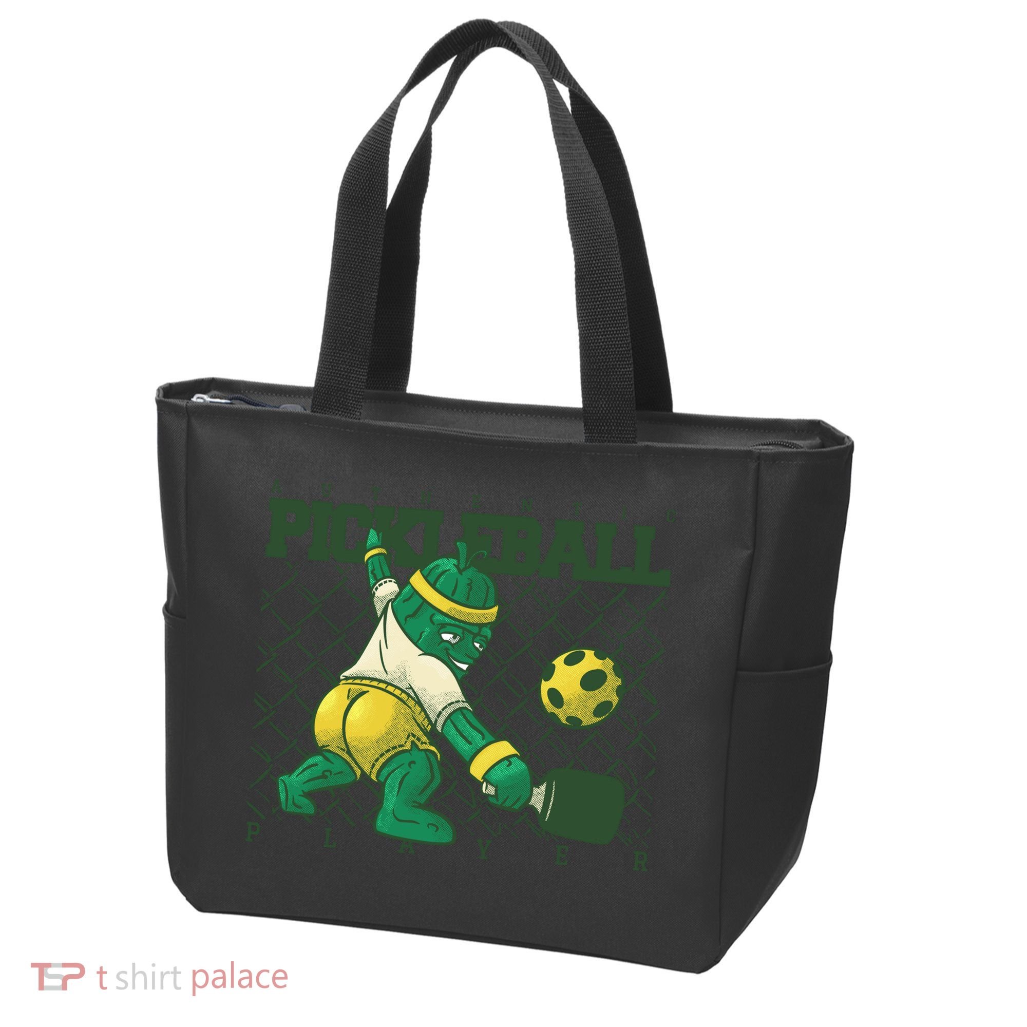 Funny Authentic Pickleball Sport Player Tote Bag