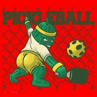 Funny Authentic Pickleball Sport Player Santa Hat thumb 1