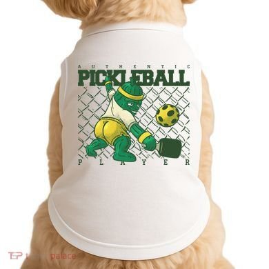 Funny Authentic Pickleball Sport Player Doggie Tank