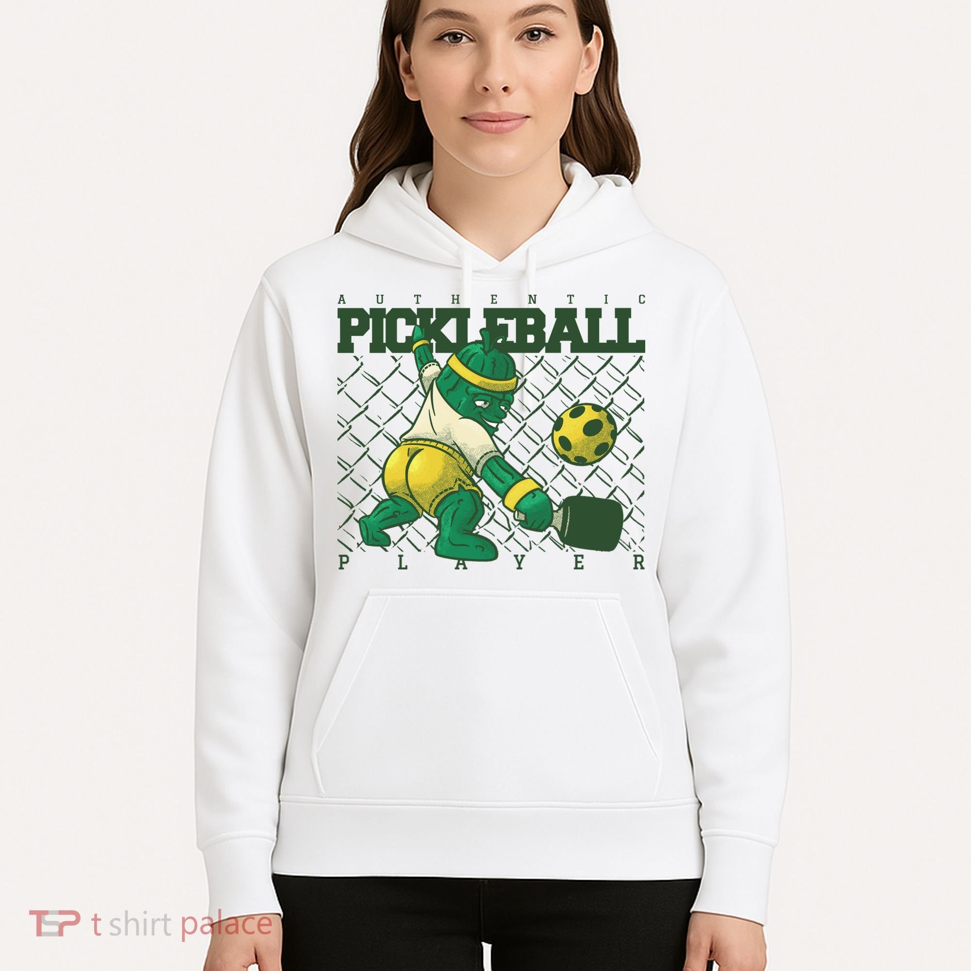 Funny Authentic Pickleball Sport Player Hoodie