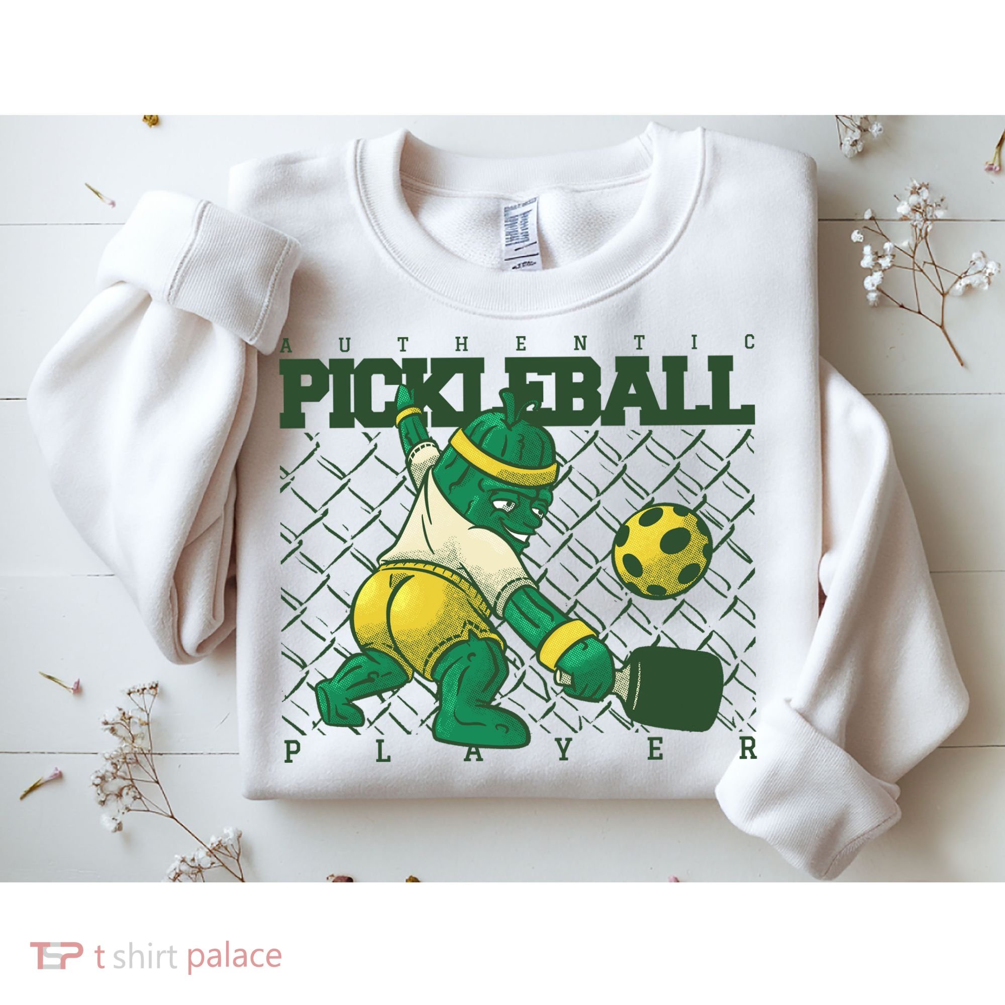Funny Authentic Pickleball Sport Player Sweatshirt