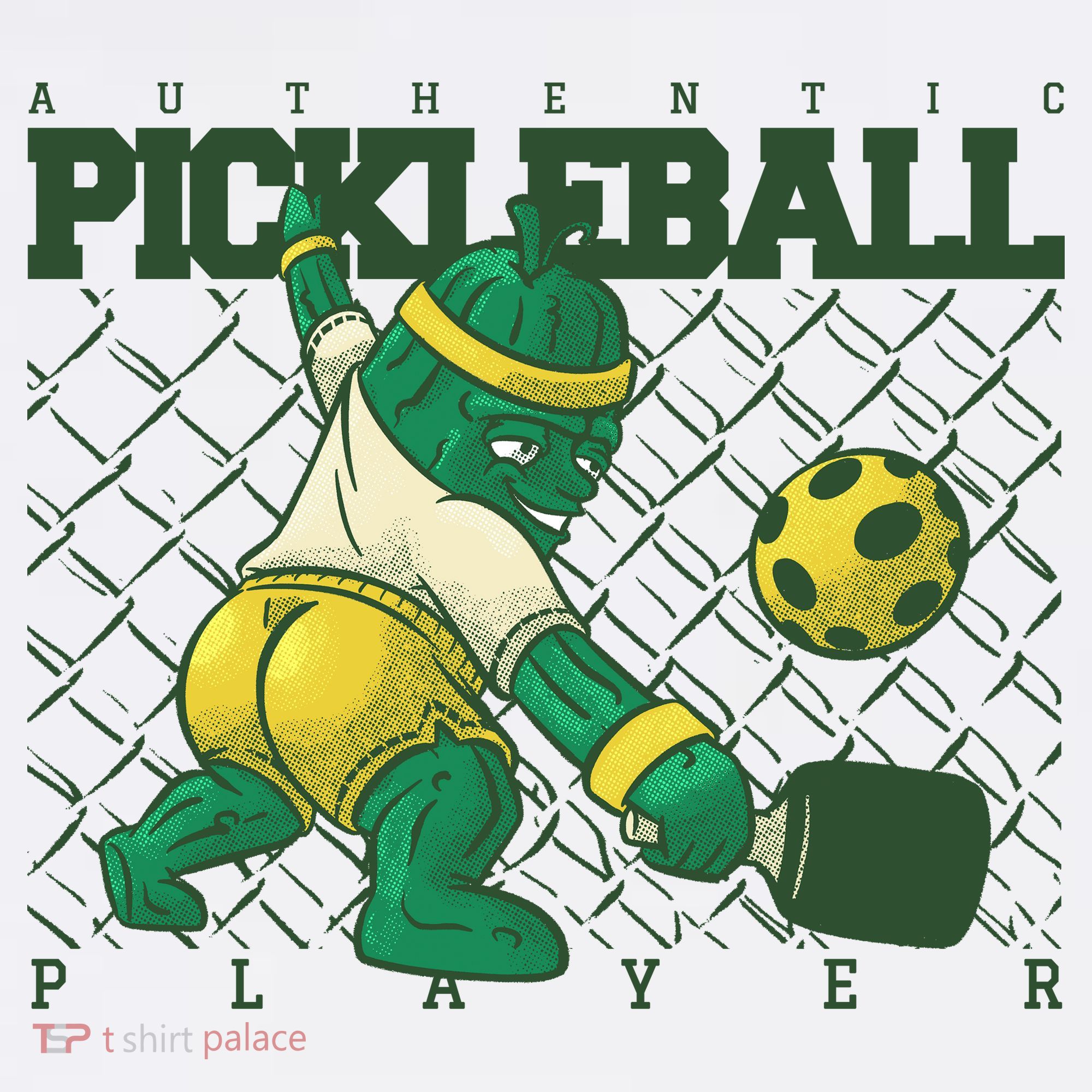 Funny Authentic Pickleball Sport Player T-Shirt