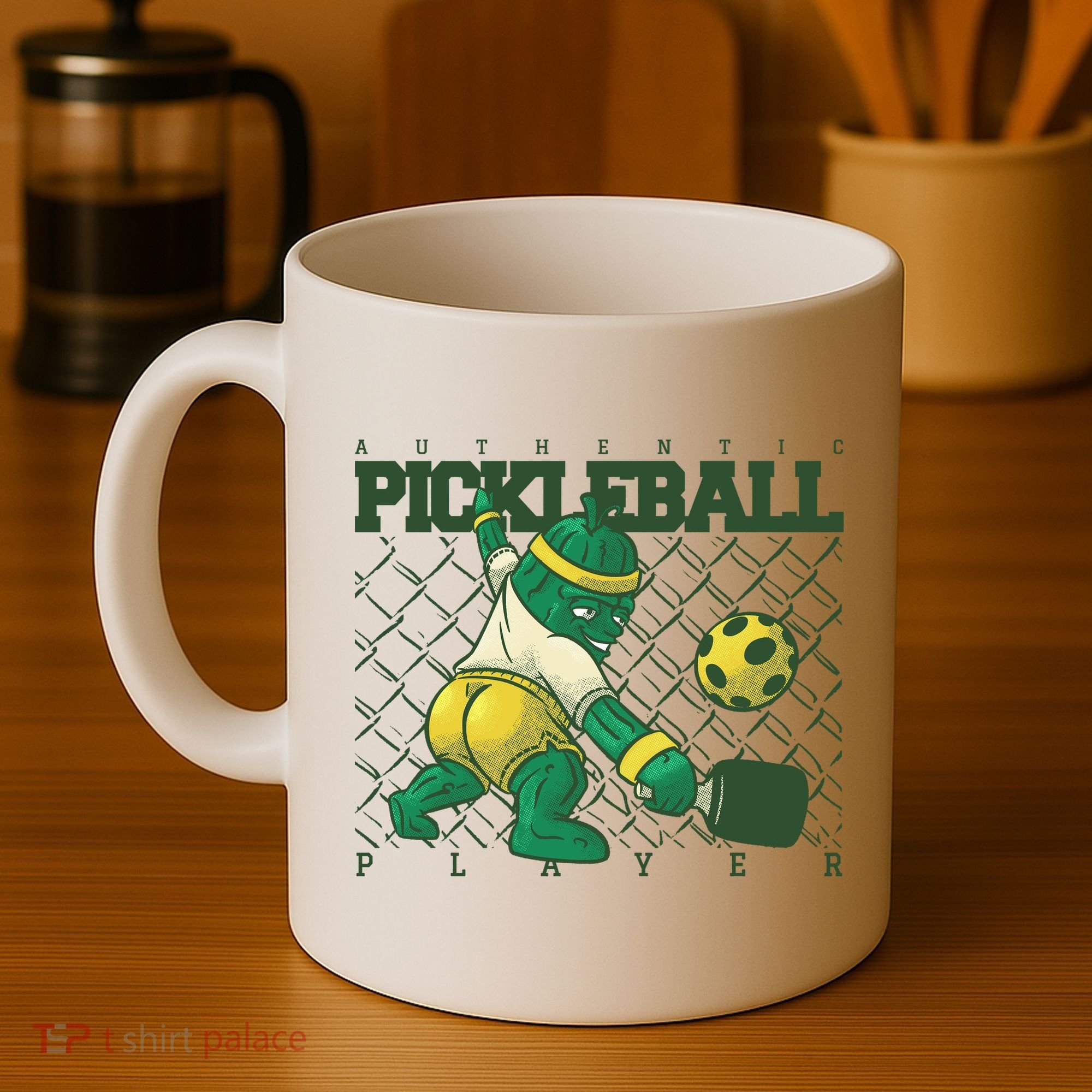 Funny Authentic Pickleball Sport Player Coffee Mug