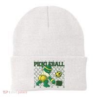 Funny Authentic Pickleball Sport Player Beanie thumb 0