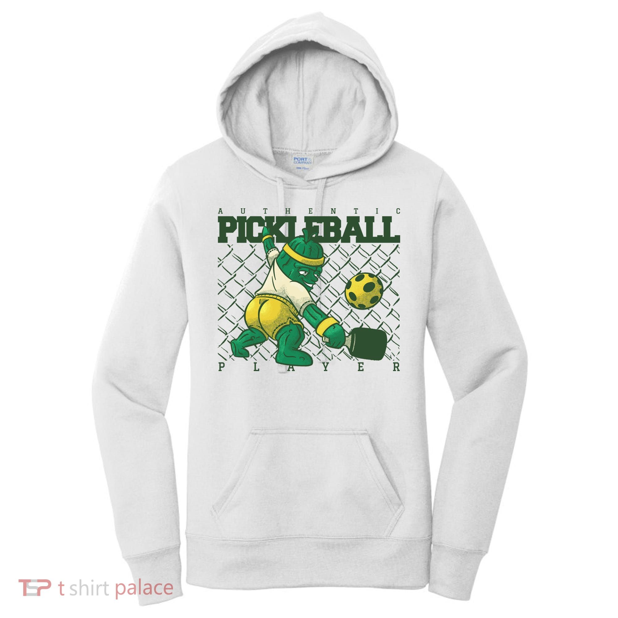 Funny Authentic Pickleball Sport Player Women's Hoodie