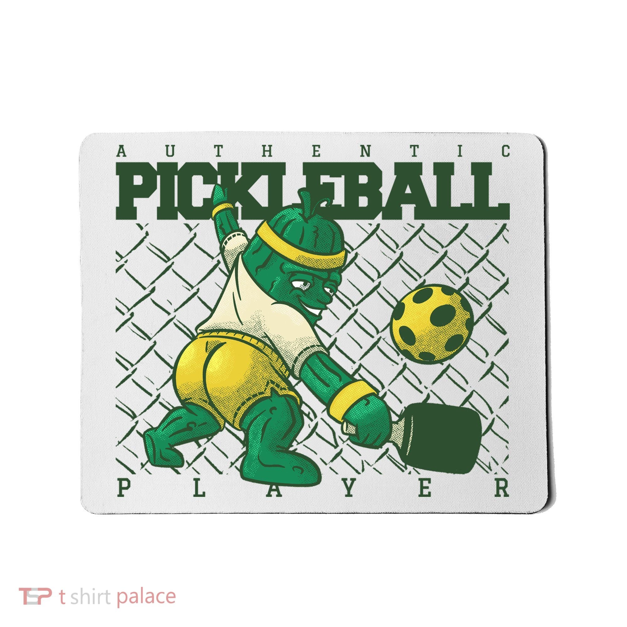 Funny Authentic Pickleball Sport Player Mousepad