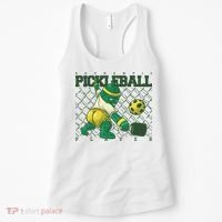 Funny Authentic Pickleball Sport Player Women's Tank Top thumb 0