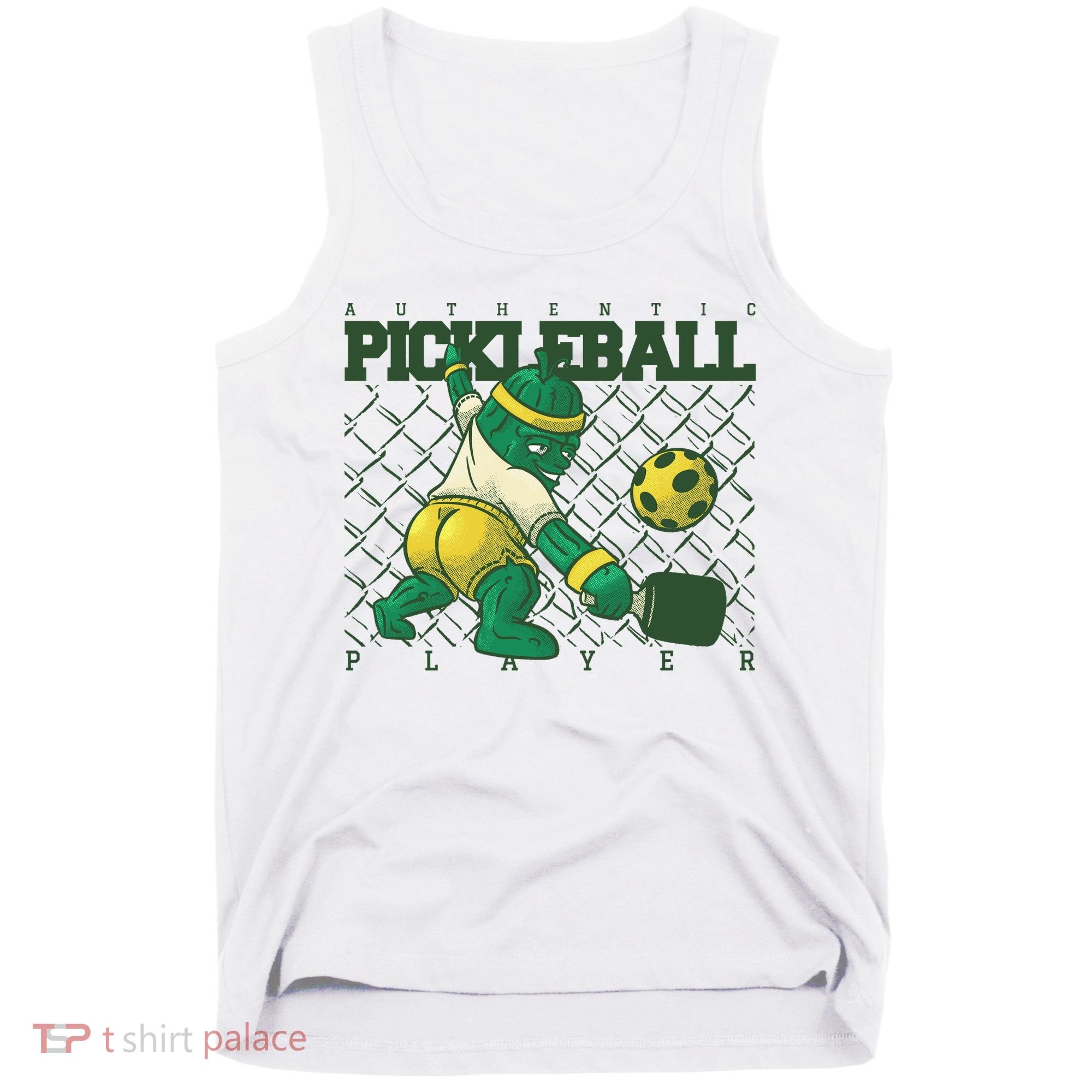 Funny Authentic Pickleball Sport Player Tank Top