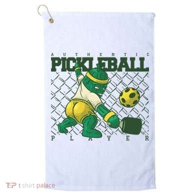 Funny Authentic Pickleball Sport Player Golf Towel