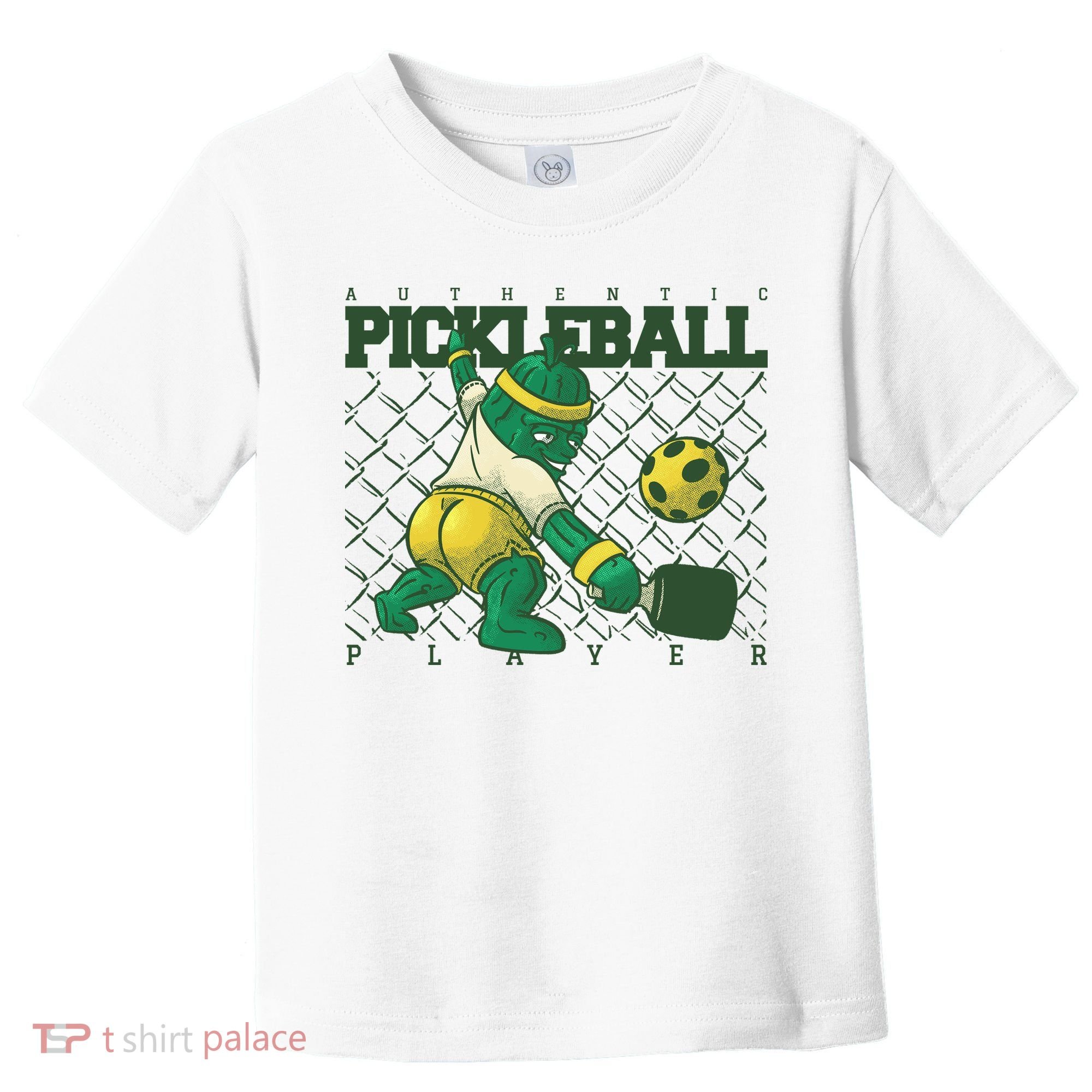 Funny Authentic Pickleball Sport Player Toddler T-Shirt