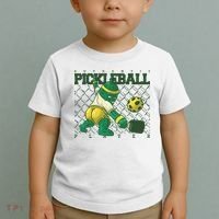 Funny Authentic Pickleball Sport Player Toddler T-Shirt thumb 2