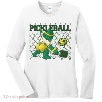Funny Authentic Pickleball Sport Player Women's Long Sleeve Shirt