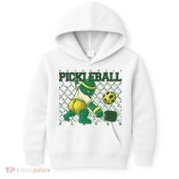 Funny Authentic Pickleball Sport Player Kids Hoodie thumb 0