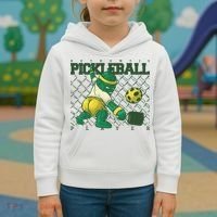 Funny Authentic Pickleball Sport Player Kids Hoodie thumb 3