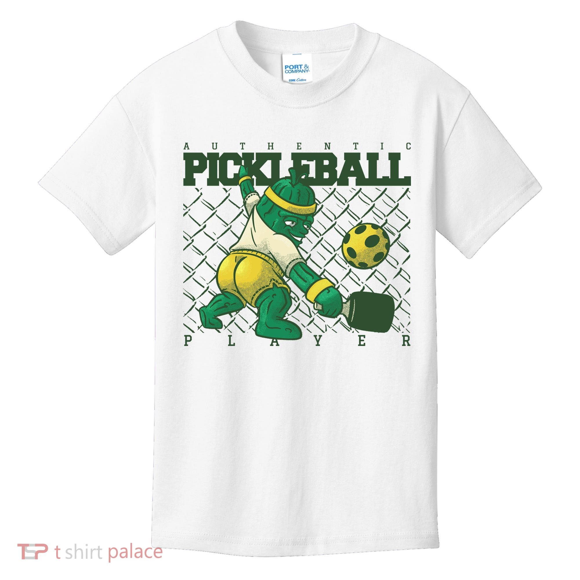 Funny Authentic Pickleball Sport Player Kids T-Shirt