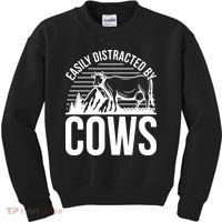 Farm Animal Pet Cow Kids Sweatshirt thumb 0