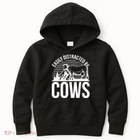 Farm Animal Pet Cow Kids Hoodie thumb 0
