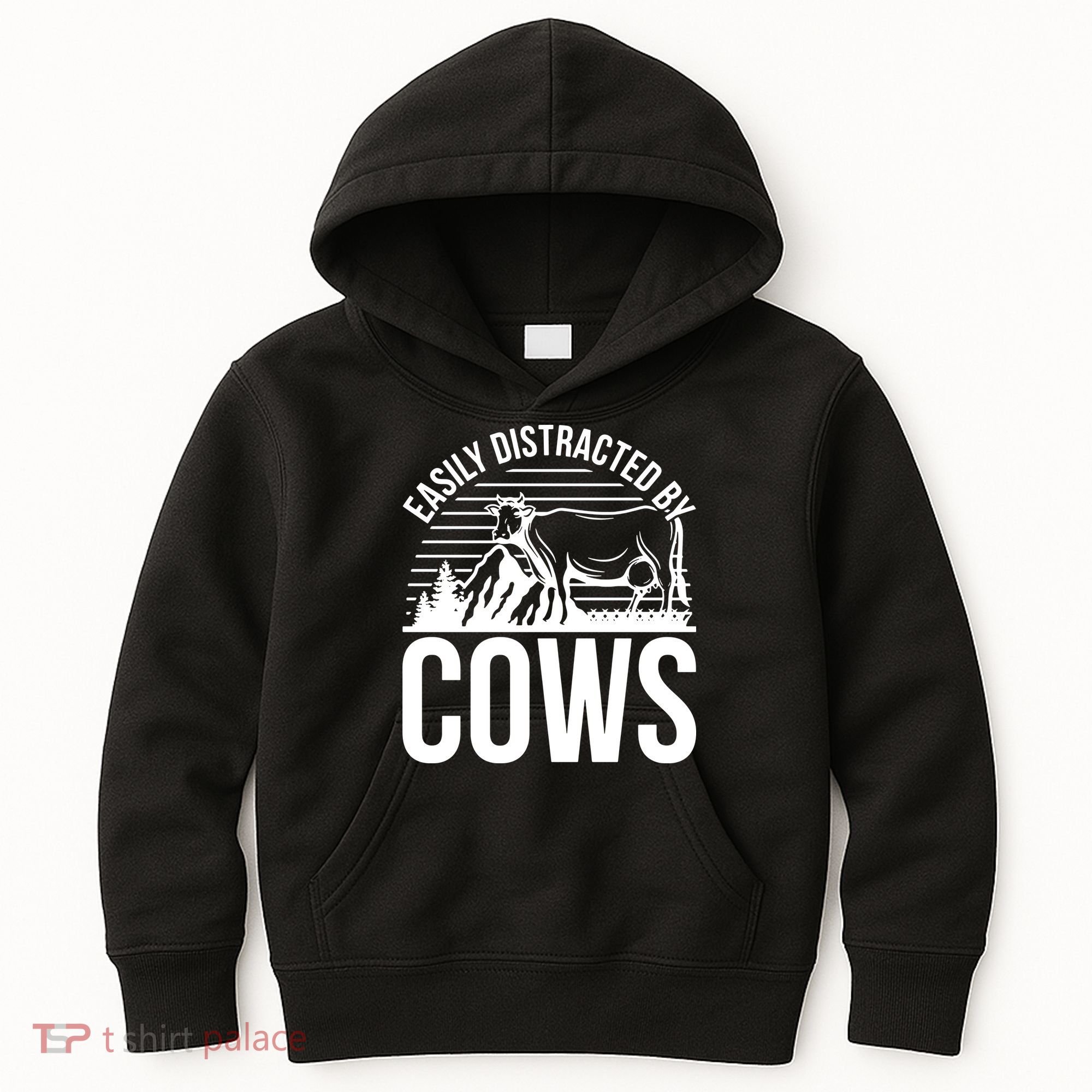 Farm Animal Pet Cow Kids Hoodie
