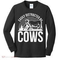 Farm Animal Pet Cow Kids Long Sleeve Shirt thumb 0