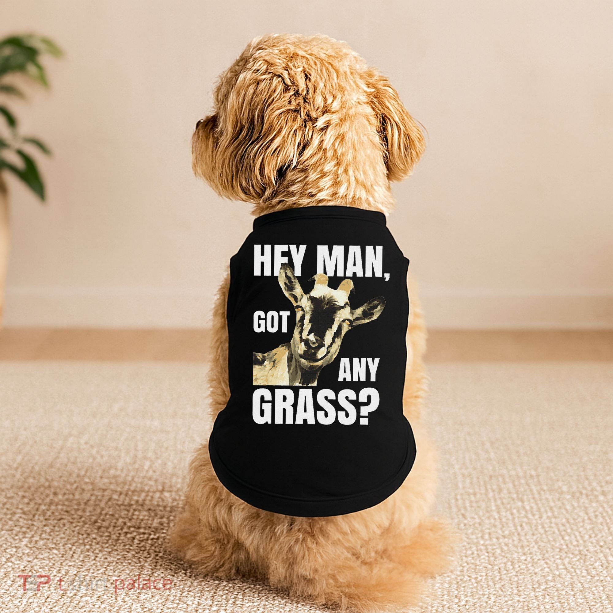 Farm Animal Pun Goas Pets Meme Funny Goat Doggie Tank