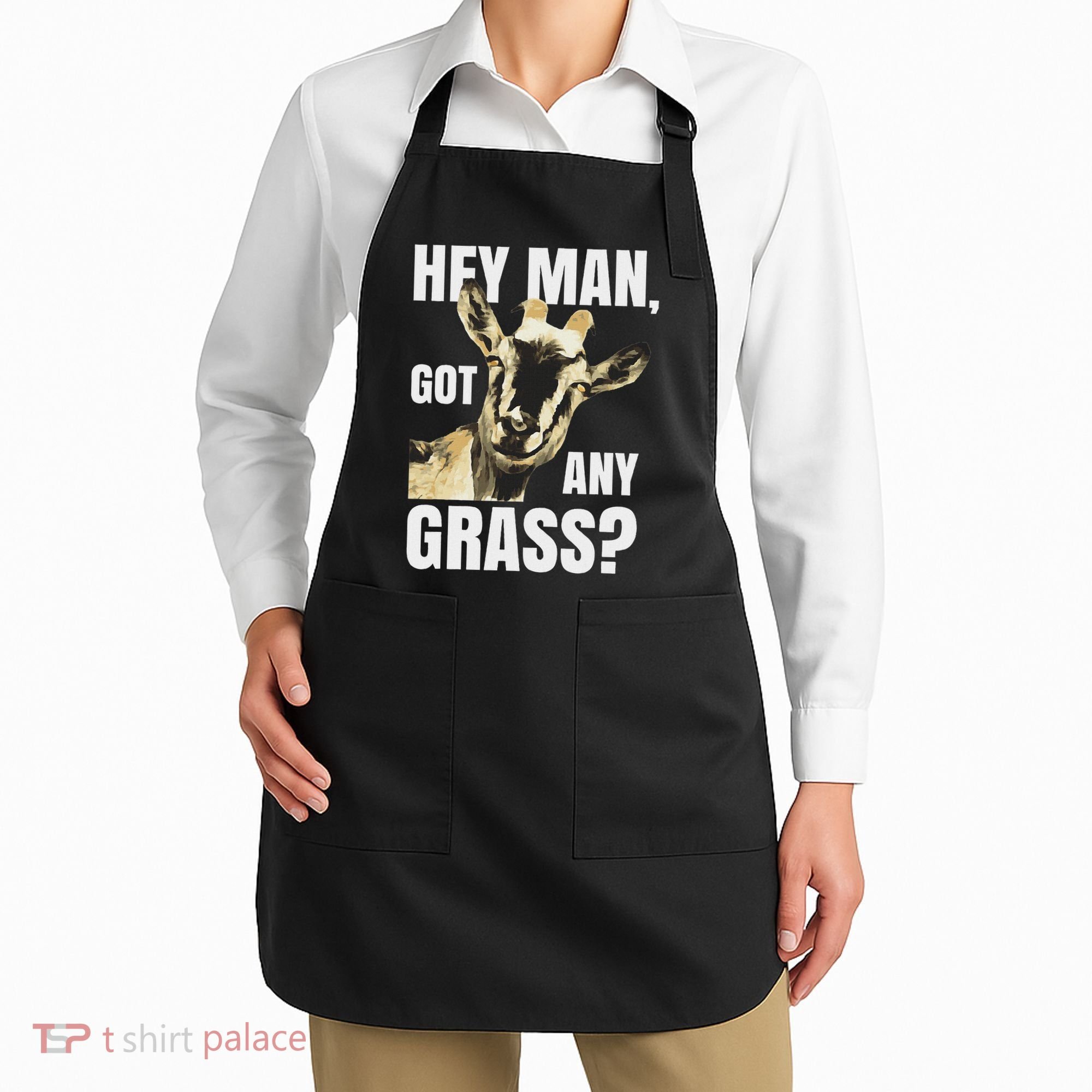 Farm Animal Pun Goas Pets Meme Funny Goat Apron