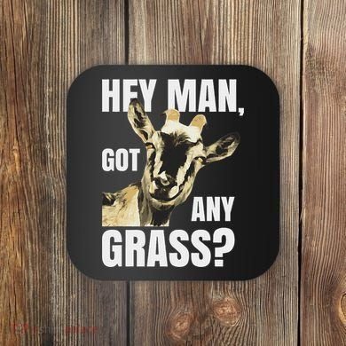 Farm Animal Pun Goas Pets Meme Funny Goat Coaster