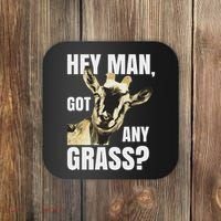 Farm Animal Pun Goas Pets Meme Funny Goat Coaster thumb 0