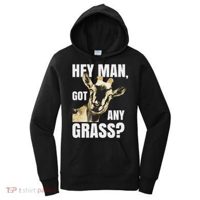Farm Animal Pun Goas Pets Meme Funny Goat Women's Hoodie