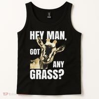 Farm Animal Pun Goas Pets Meme Funny Goat Tank Top thumb 2