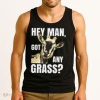 Farm Animal Pun Goas Pets Meme Funny Goat Tank Top thumb 3