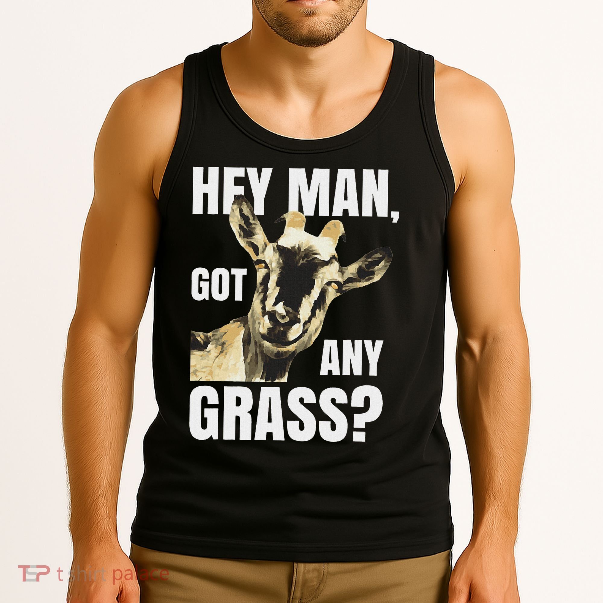 Farm Animal Pun Goas Pets Meme Funny Goat Tank Top