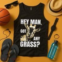 Farm Animal Pun Goas Pets Meme Funny Goat Tank Top thumb 4