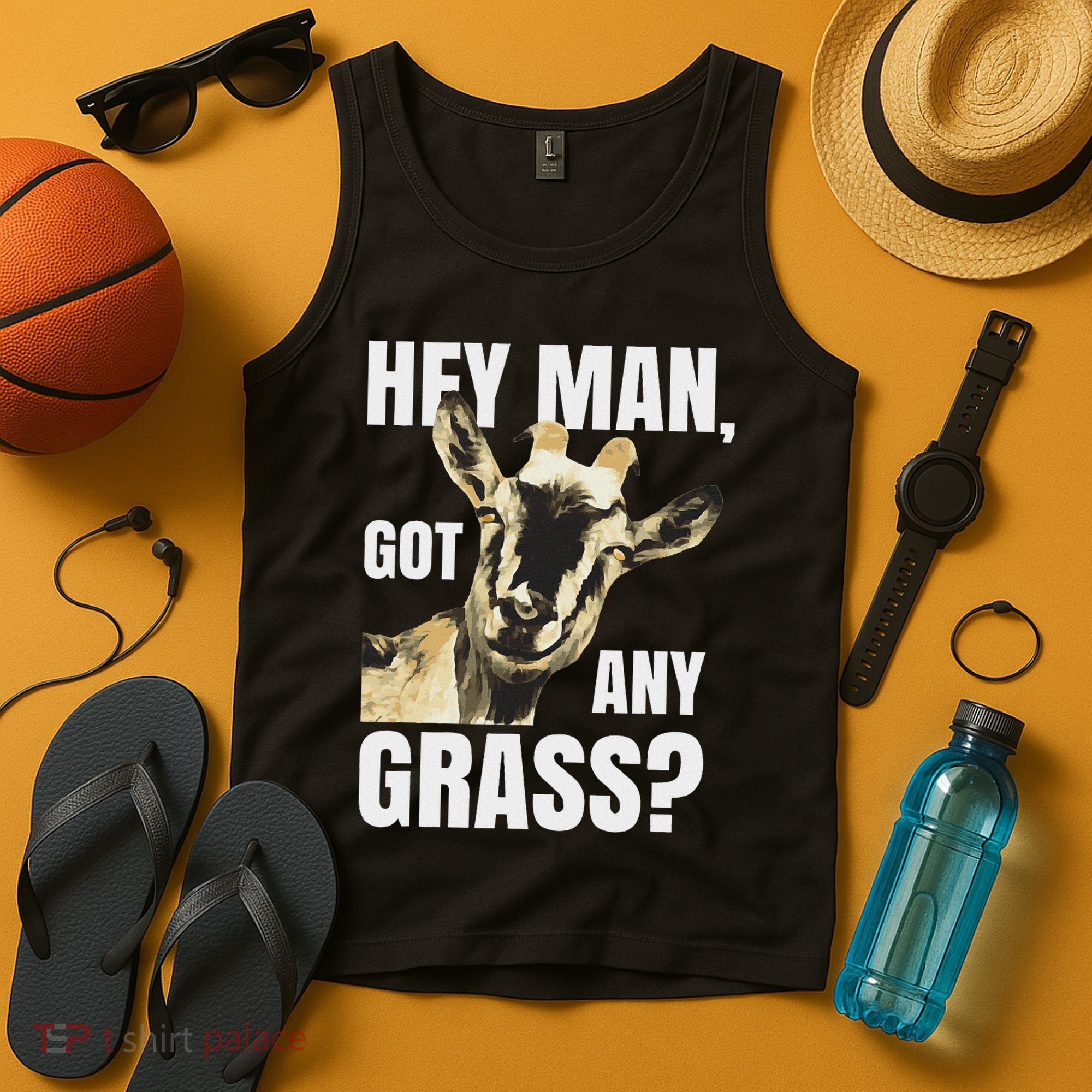 Farm Animal Pun Goas Pets Meme Funny Goat Tank Top